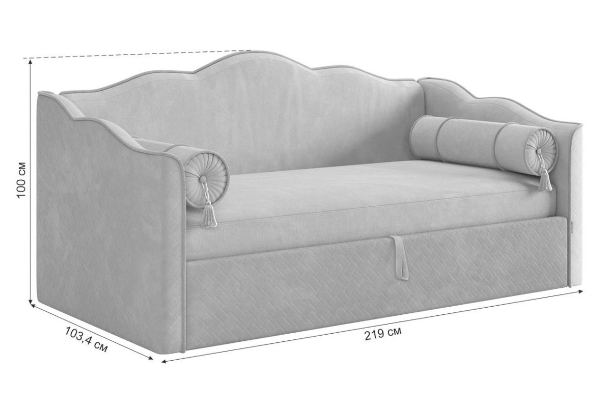 ЗЕФИР Комплект детской мебели (модульный) пудра розовая | фото 2