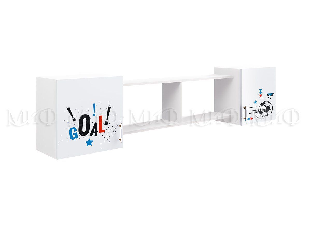 ВЕГА NEW Boy Детская МДФ (модульная) белый глянец с фотопечатью/белый | фото 4