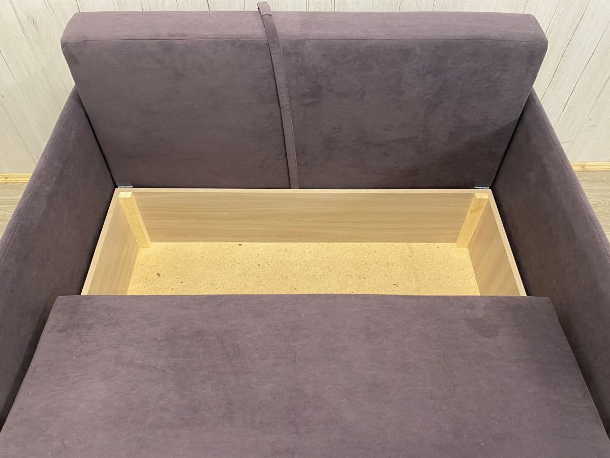 Диван Комфорт-7 БД 1200 УП (ППУ) велюр Monaco 8 | фото 6