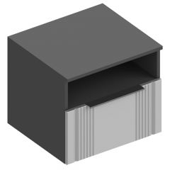 ВИТА Спальный гарнитур (модульный) темно серый | фото 4