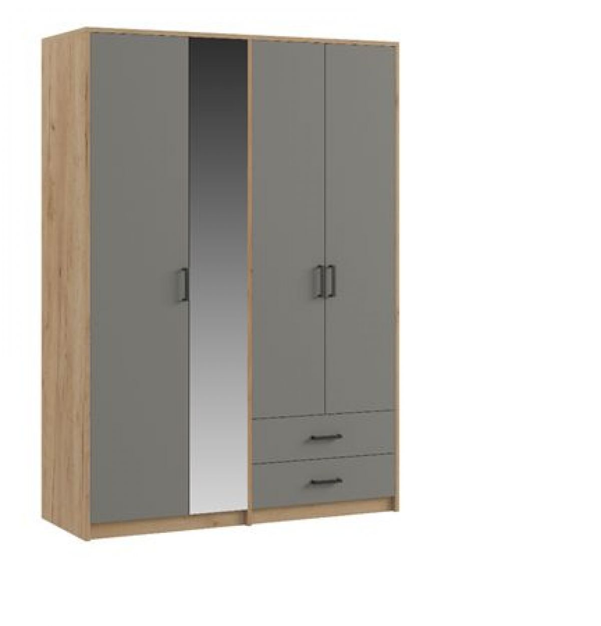 СВЕТЛАНА LOFT Спальный гарнитур (модульный) (дуб золотой/серый) | фото 3