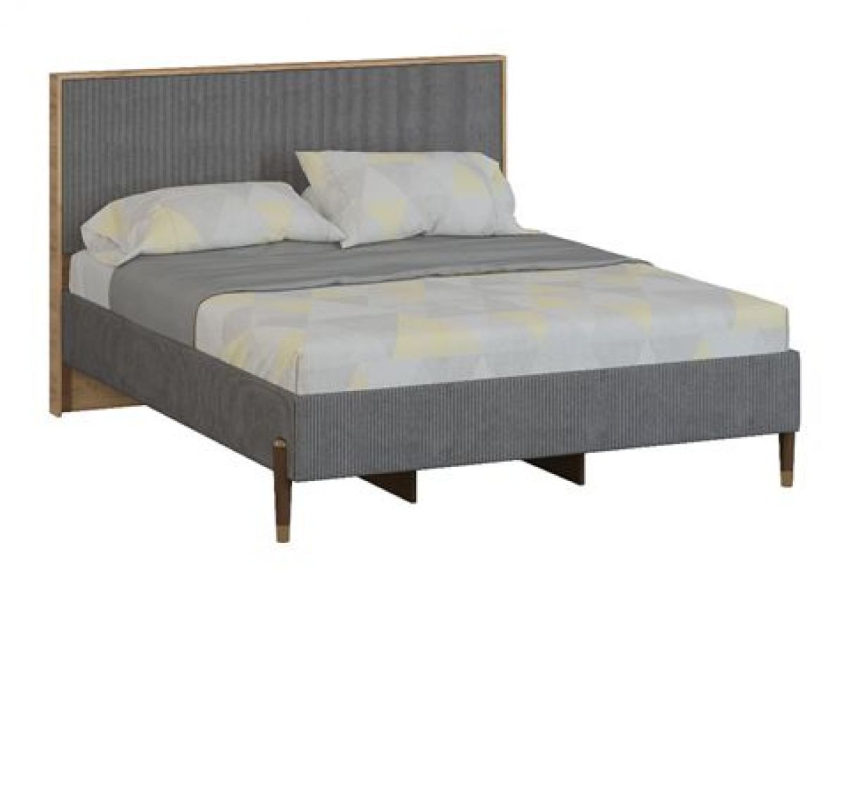 СВЕТЛАНА LOFT Спальный гарнитур (модульный) (дуб золотой/серый) | фото 6