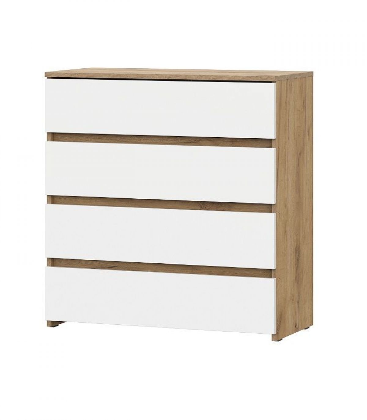 НЕКСТ 1 Спальный гарнитур (модульный) Дуб Золотой/Белый | фото 8