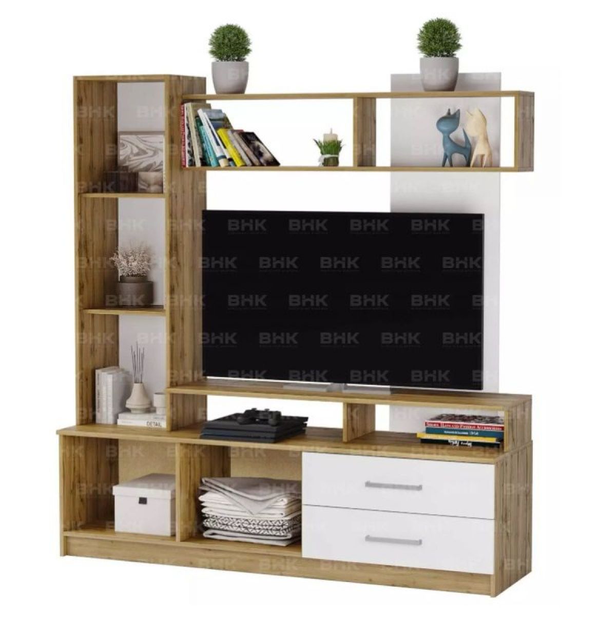 ДАРЬЯ Гостиная (Крафт серый/Крафт белый) модульная | фото 6