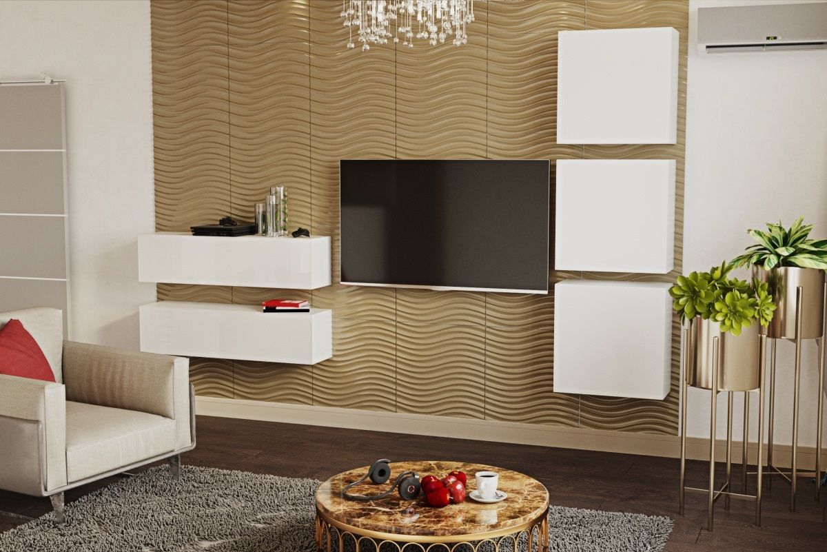 ЛИНДА Гостиная (Белый/Белый) | фото 4