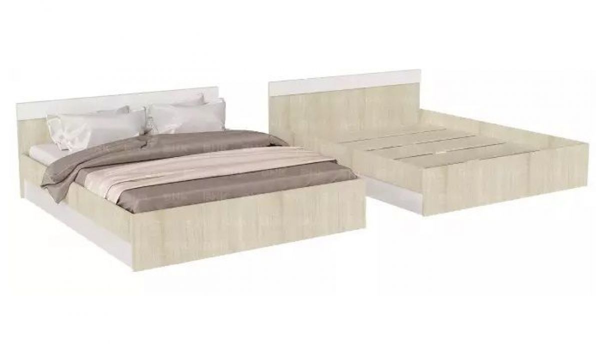 БАРИ Спальня (Дуб Сонома/Белый) модульная | фото 3