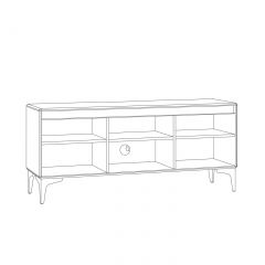 Муар Тумба под ТВ 13.261.01 (Белый) | фото 2