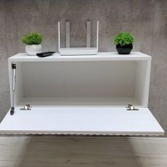 Тумба подвесная под ТВ LINES MTV1-MA 750 Белый глянец (Белый-M 10.1.1) | фото 6