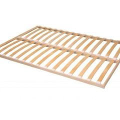 Кровать двойная №2 (универсальная 1.4х2.0) Серия 2 + основание (Белый/Серый ткань/Квадро Серый ткань) | фото 2