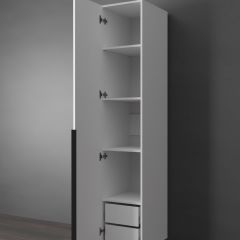 Шкаф Linnea MHR-1-3 2050х400х510 (Белый-М 11.1.2) | фото 5