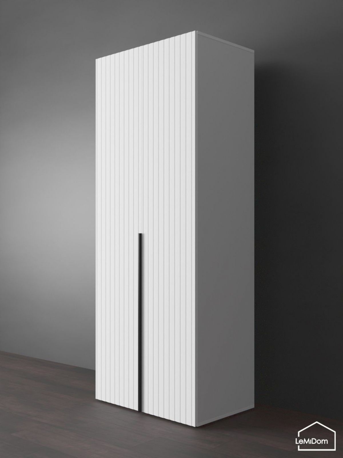 Шкаф Linnea MHR-2-2 2050х800х510 (Белый-М 11.1.2) | фото 5