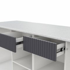 Кухонный гарнитур СОФИЯ 2.0м (Белый/Бланж/Графит/Антарес) | фото 6