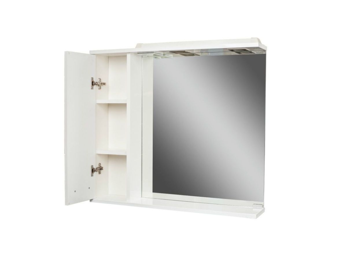 Шкаф-зеркало Cube 75 Эл. ЛЕВЫЙ Домино (DC5008HZ) | фото 2