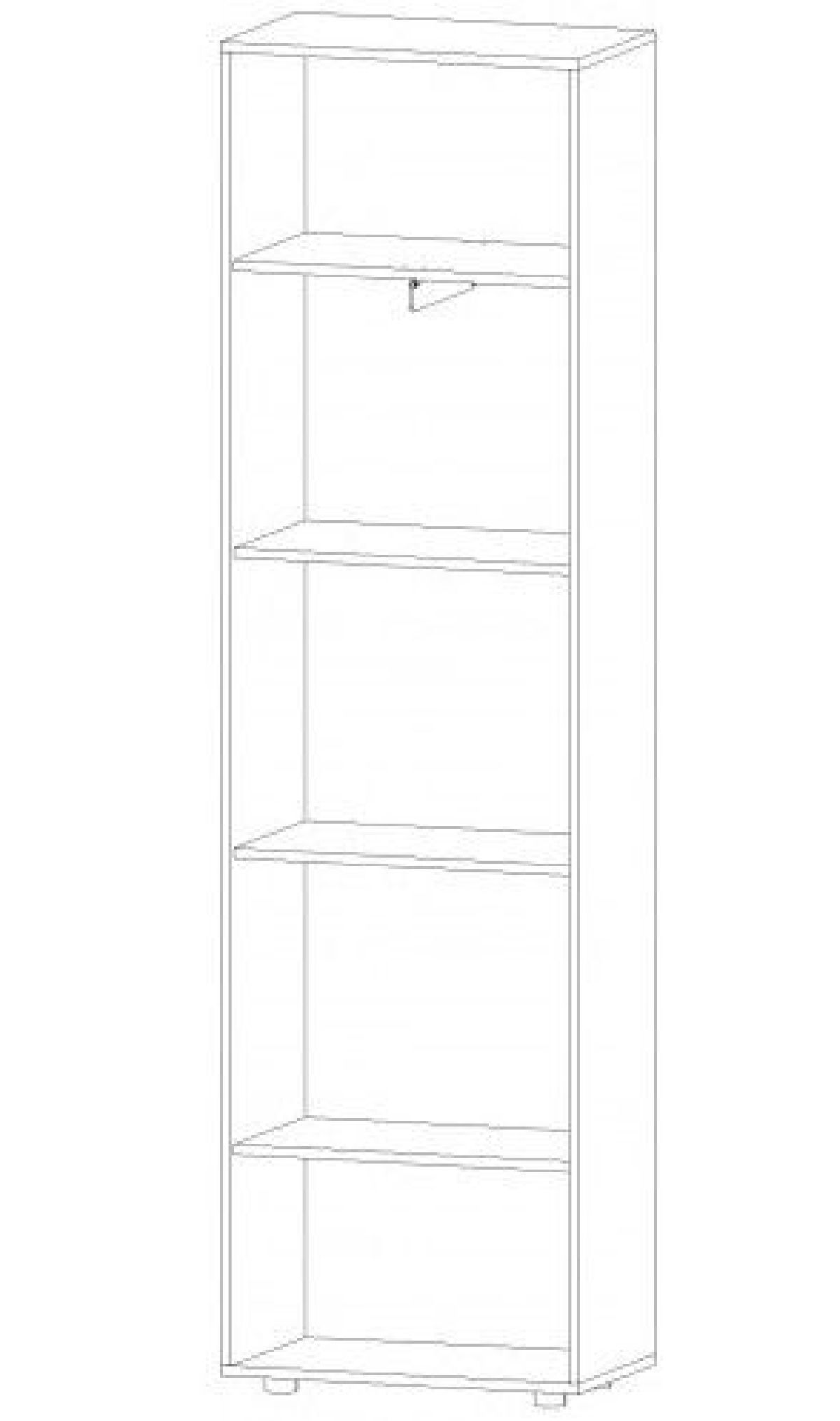 ИНФИНИТИ Прихожая (Секция с зеркалом + шкаф-пенал) | фото 7