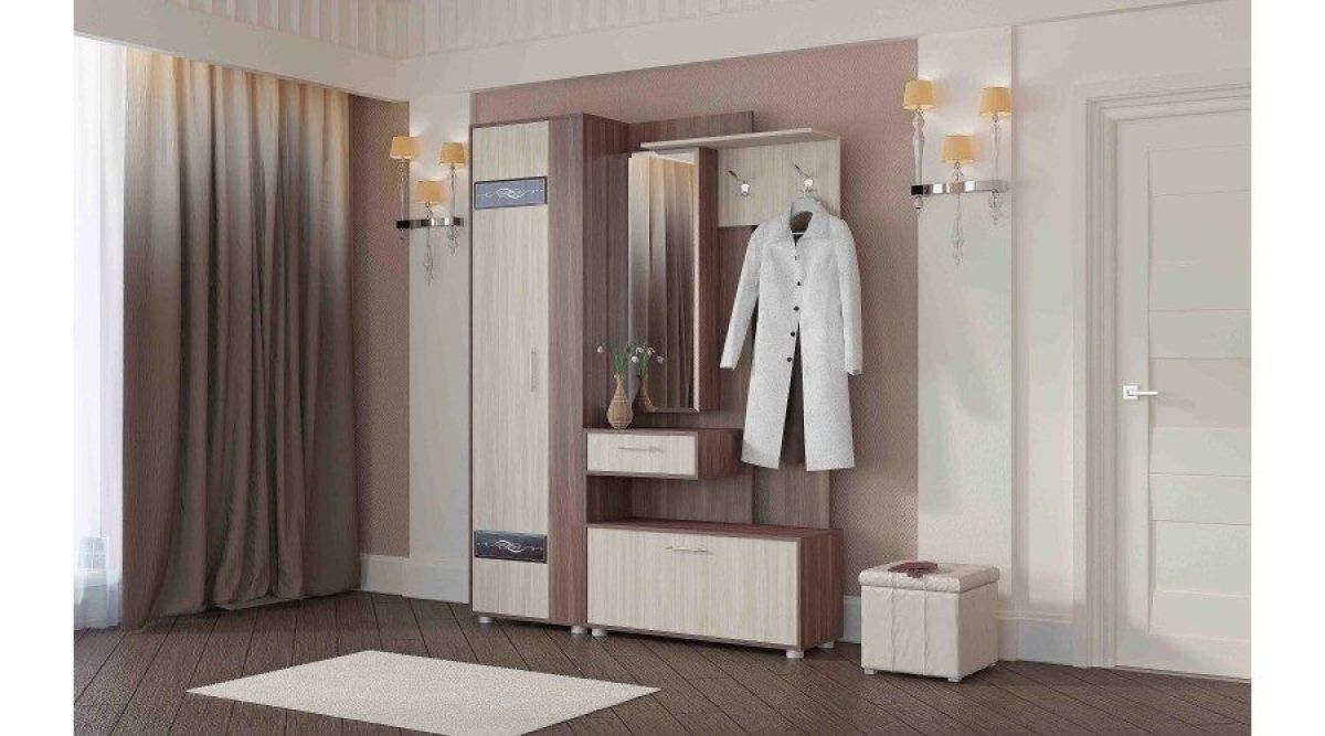 ИНФИНИТИ Прихожая (Секция с зеркалом + шкаф-пенал) | фото 2