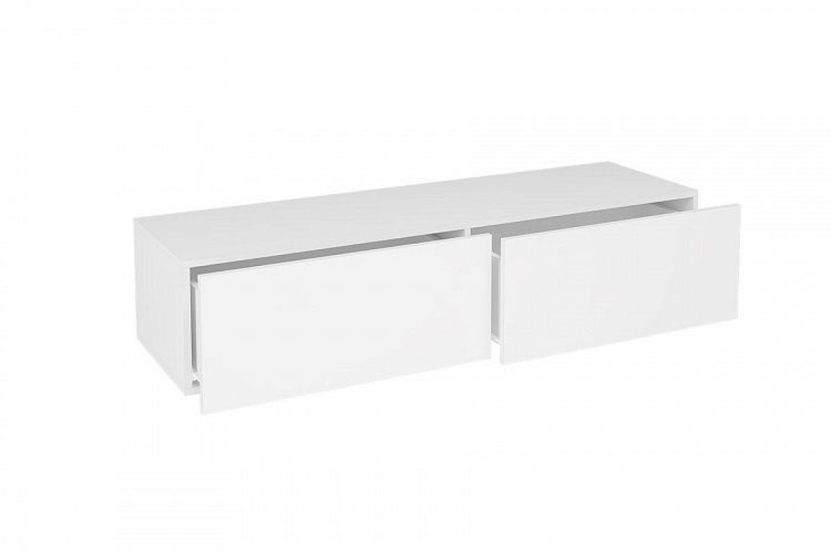 АЙДЕН ТБН06-1400 Тумба ТВ подвесная (белый) | фото 2
