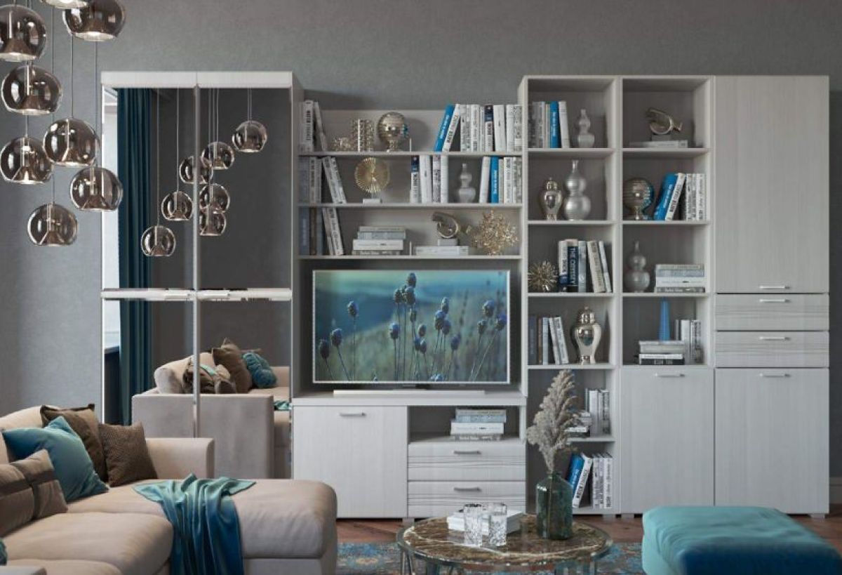 Гостиная ЛОТОС (модульная) Бодега белая | фото 2