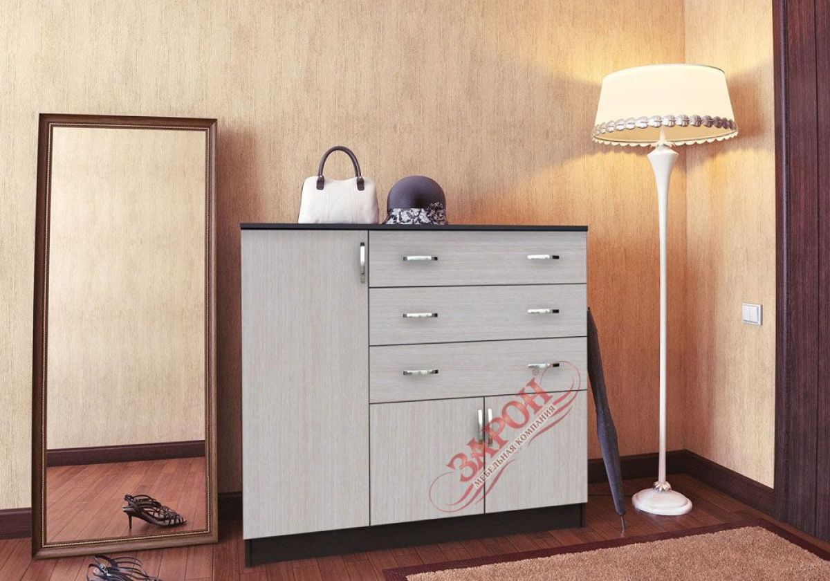 Комод №3 ЛДСП (Венге/Дуб Белфорд) | фото 2