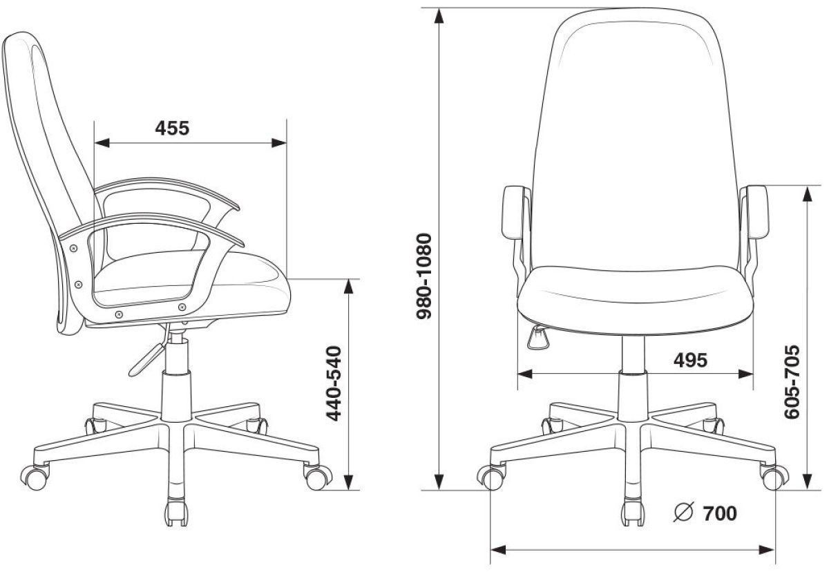 Кресло руководителя Бюрократ CH-808LT/#B черный 3C11 | фото 4