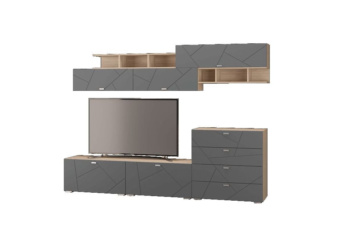 Гостиная Скайлайн (Дуб сонома/графит) | фото 3