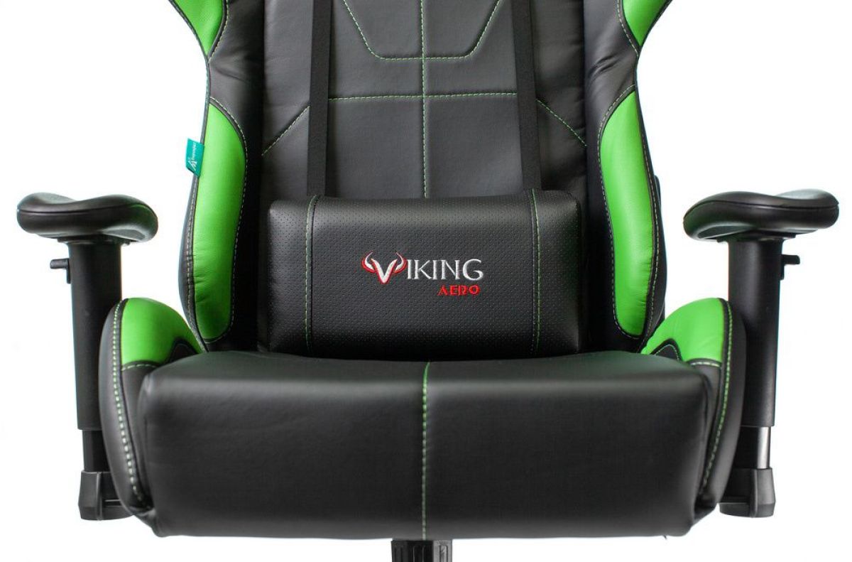Кресло игровое Бюрократ VIKING 5 AERO LGREEN черный/салатовый | фото 7