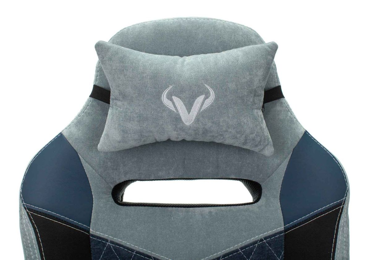 Кресло игровое Бюрократ VIKING 6 KNIGHT BL FABRIC синий | фото 7